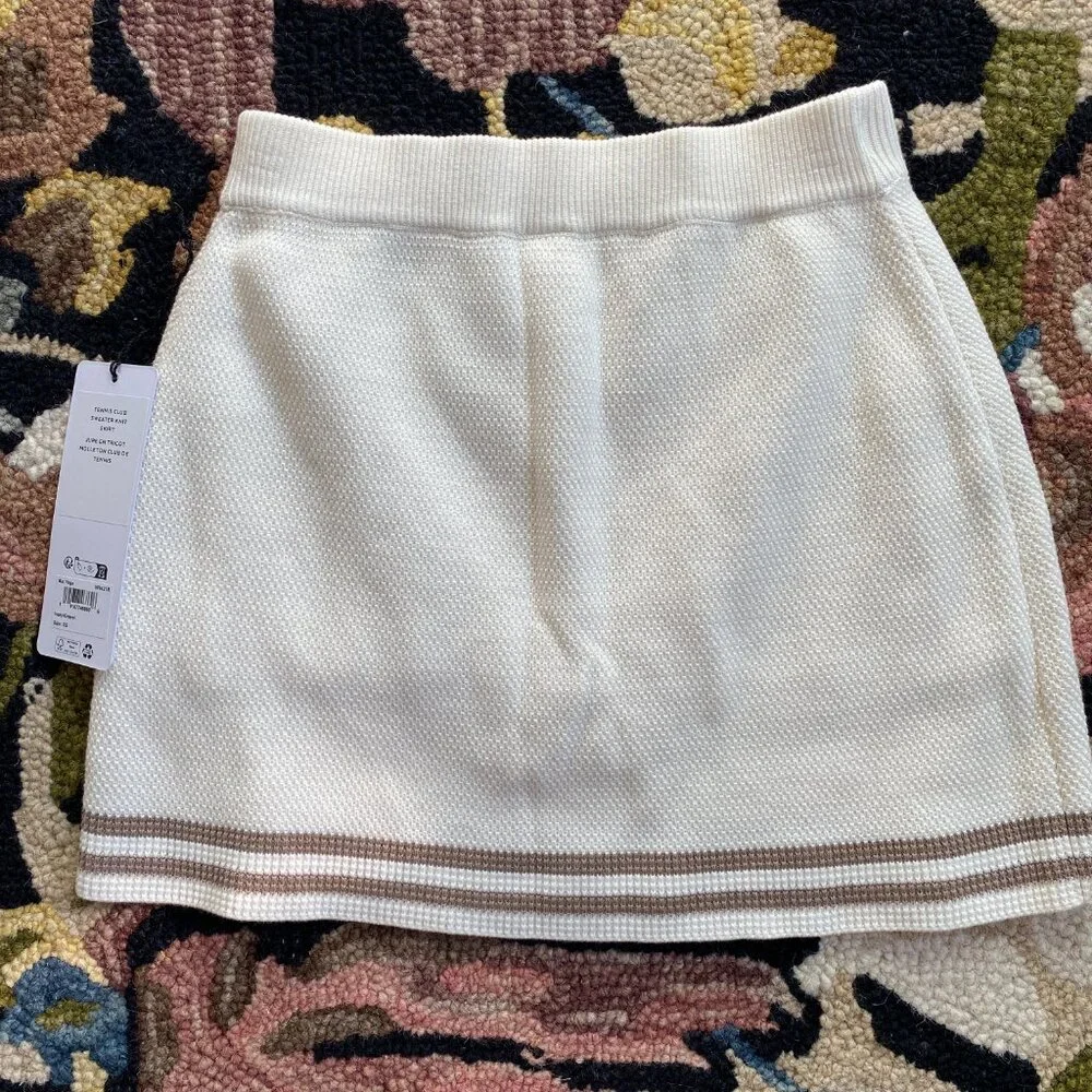 NWT Alo Tennis Club Sweater Skirt - XS